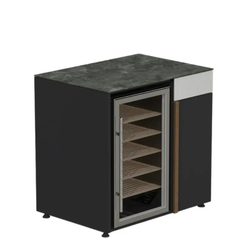 Weinkühler mit Schrank